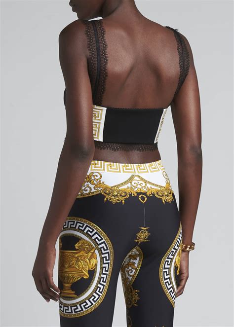 Versace La Coupe Des Dieux Silk Bralette 